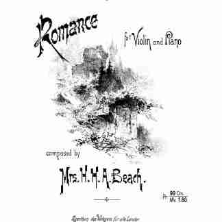 Beach, Amy - Romance, Op.23