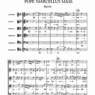 Palestrina, Giovanni - Missa Papae Marcelli, PdPWV Mis013