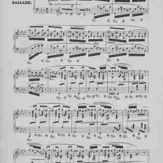 Chopin, Frédéric - Ballade No.4, Op.52