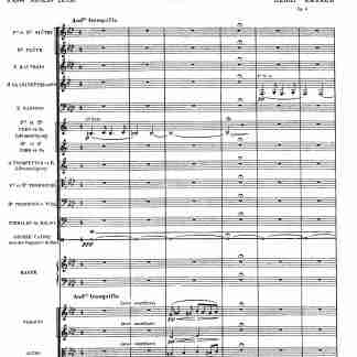 Rabaud, Henri - La procession nocturne, Op.6 - A4 Score