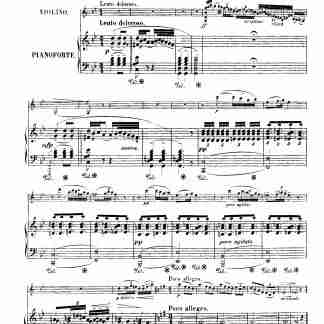 Grieg, Edvard - Violin Sonata No.2, Op.13 - Piano