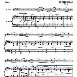 Elgar, Edward - Salut d'amour, Op.12 - Piano