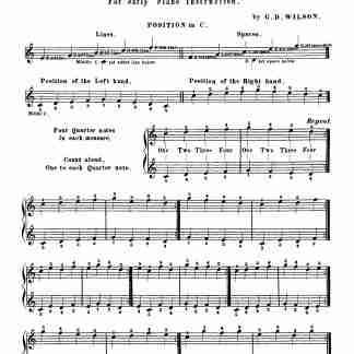Wilson, Grenville - Material for Early Piano Instruction - Book 1